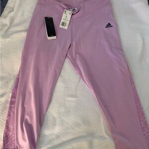 Adidas Lilac Leggings Large